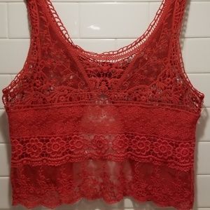 💋 Kimchi Blue Brunt Lace Top 💋